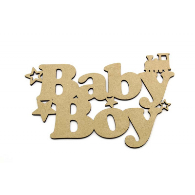 Baby Boy Mdf Sign