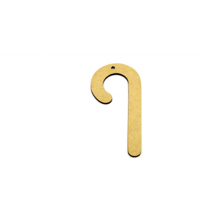 MDF Candy Cane - Hanging Decoration/Tag