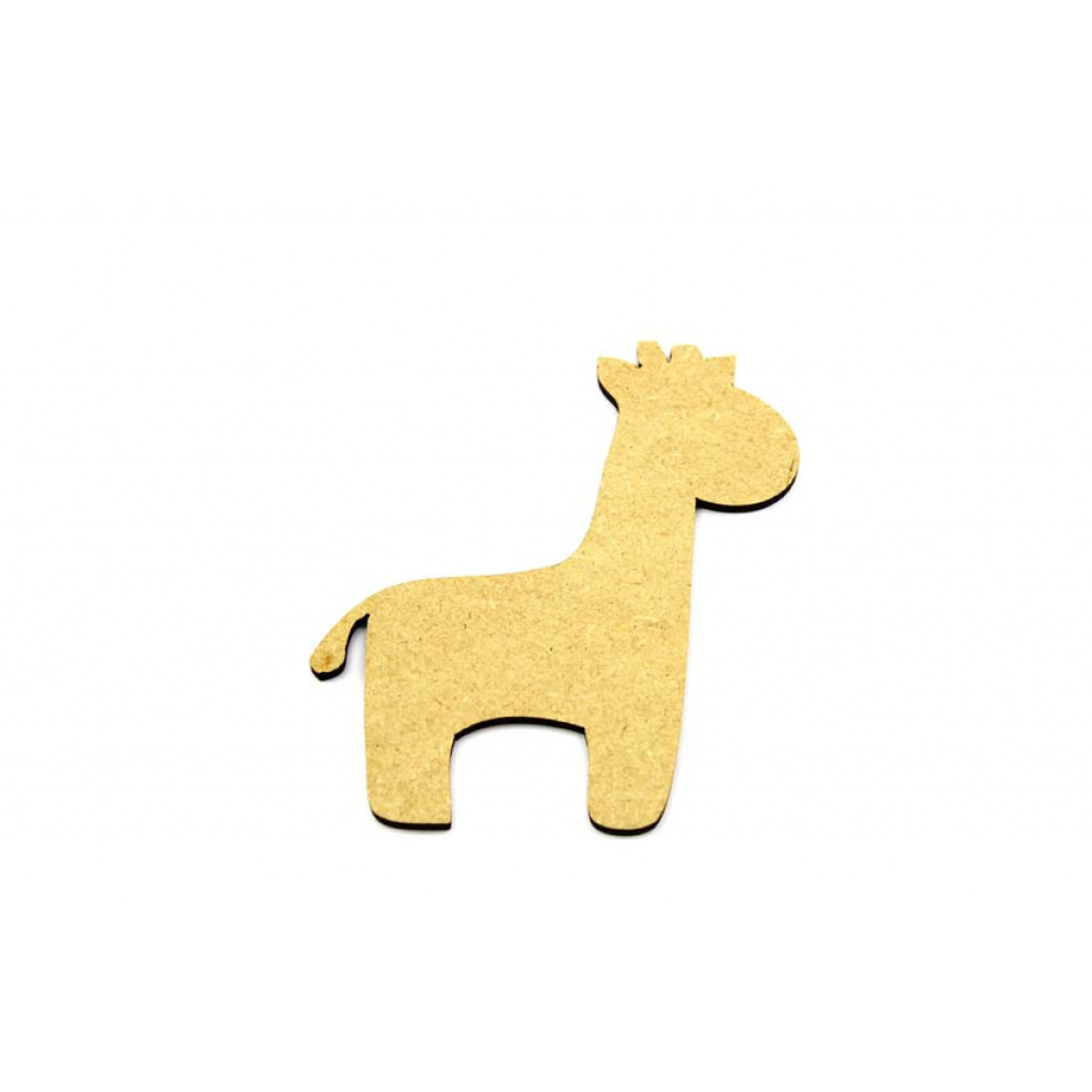 MDF Giraffe Craft Shape