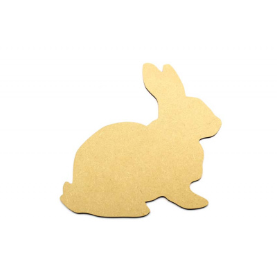 MDF Rabbit Bunny Craft Shape