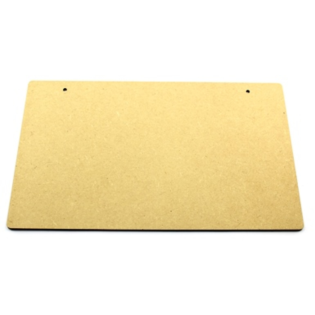 Blank MDF Plaque - 4mm MDF - 25cm wide x 15cm tall