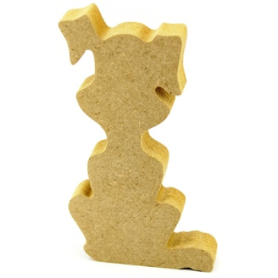 Scruffy Dog With wavy coat 18mm MDF