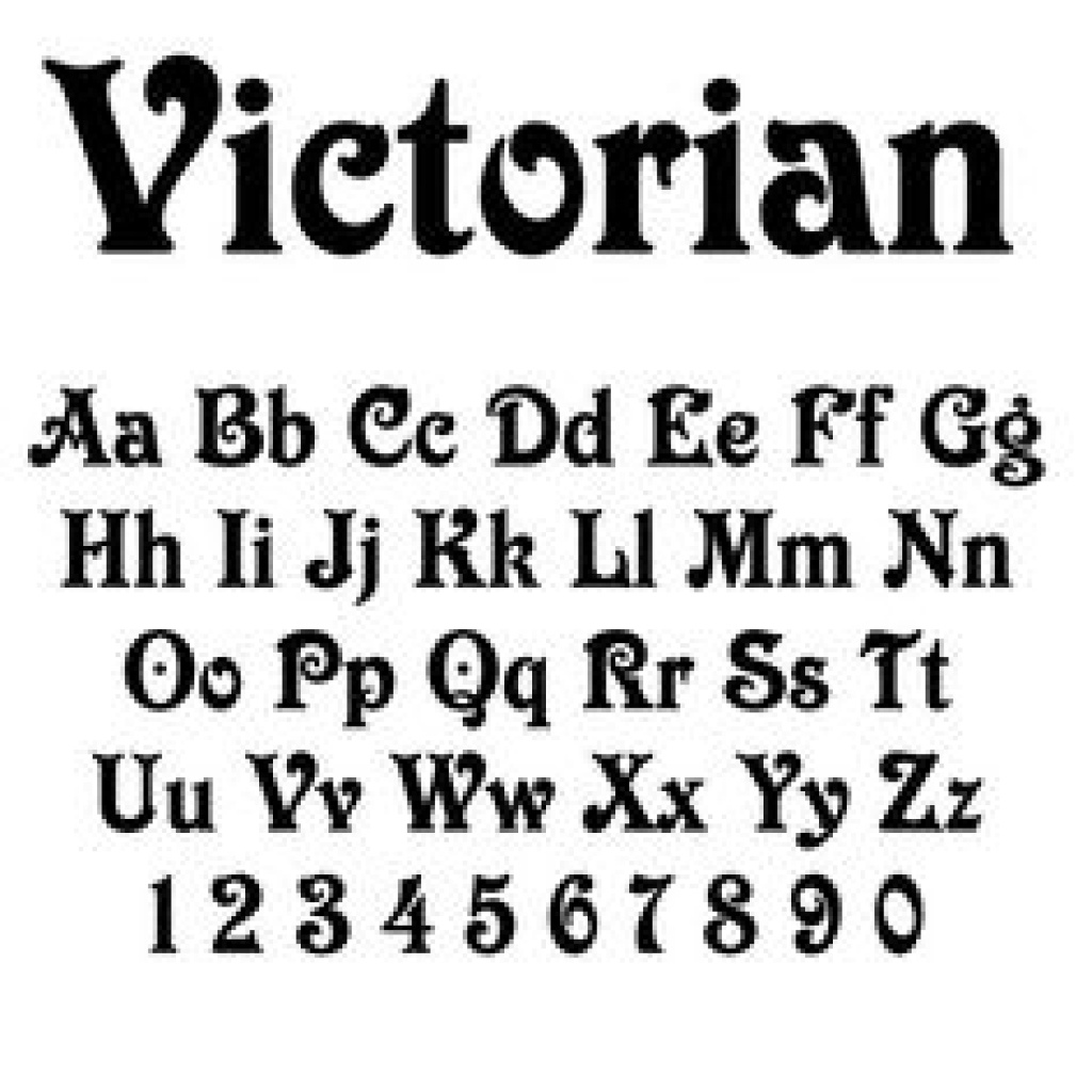 18mm MDF Freestanding Victorian Letters - Lorna Jayne Craft Shapes