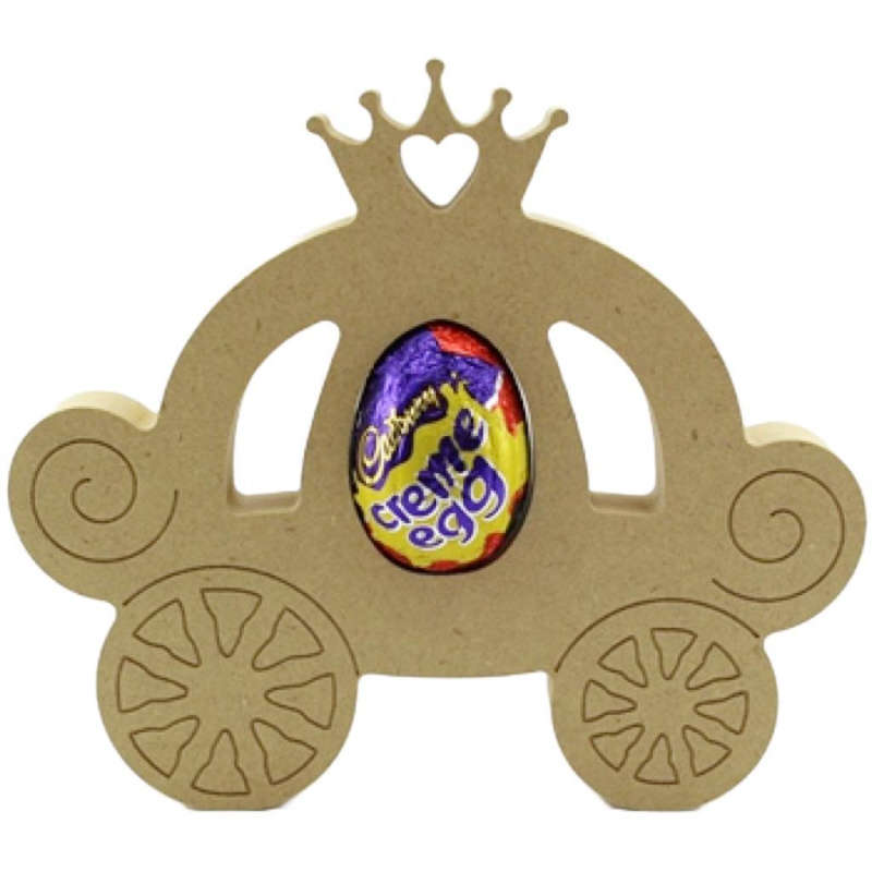 Egg Holder - Princess Carriage Freestanding MDF