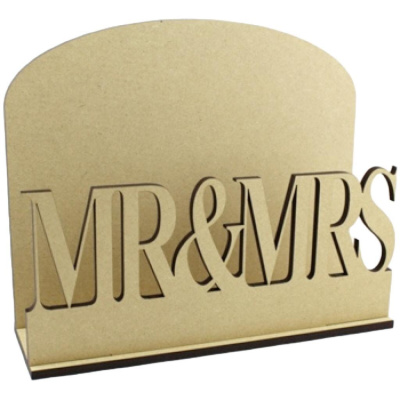 MDF Letter Rack - Mr & Mrs