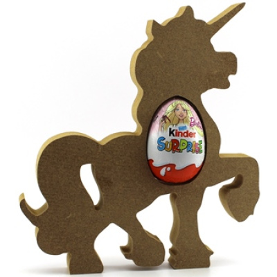 Kinder Egg Holder Unicorn Freestanding MDF