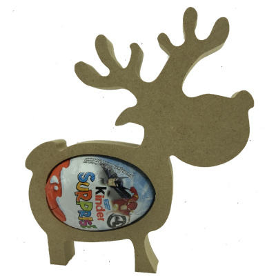 Kinder Egg Holder Reindeer Freestanding MDF