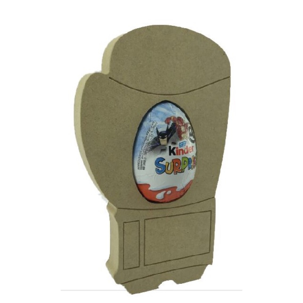 Boxing glove Kinder Egg Holder -Freestanding MDF