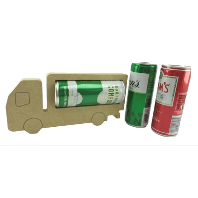 Slim Can Holder Truck - Freestanding MDF