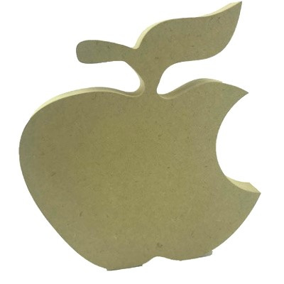 Apple 15cm freestanding 18mm mdf With a Bite Cutout