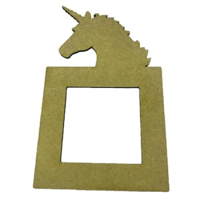 Unicorn Light Switch Surround 3mm MDF Laser Cut