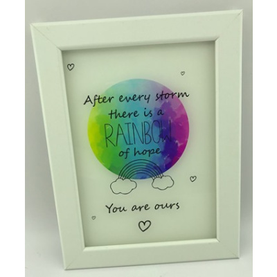 Rainbow Baby Frame