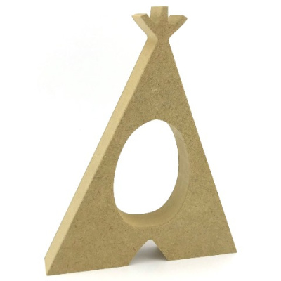 Kinder Egg Holder Wigwam Teepee Freestanding MDF