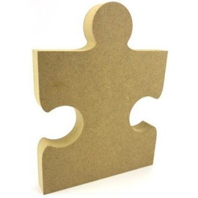 Puzzle Jigsaw Piece MDF Freestanding 15cm