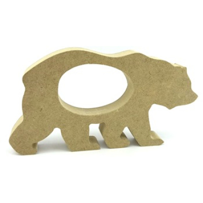 Kinder Egg Holder Walking Bear Freestanding