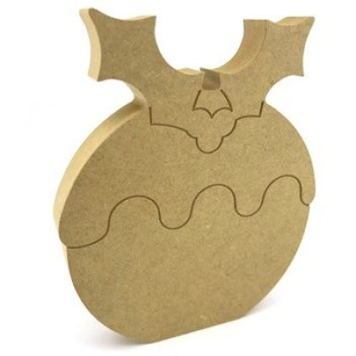 18mm MDF Freestanding Christmas Pudding