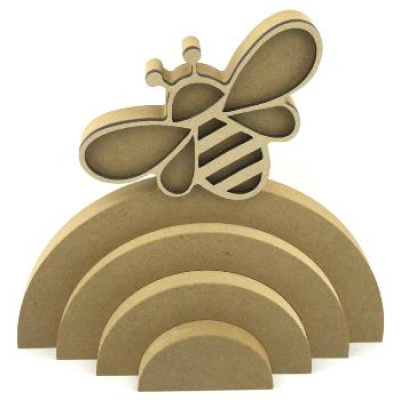 Bee Stacking Rainbow MDF 18mm