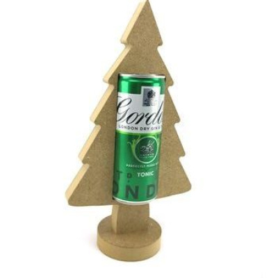 Slim Can Holder Christmas tree 18mm Freestanding MDF