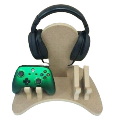 Gaming Headset & Double Controller Holder (D)