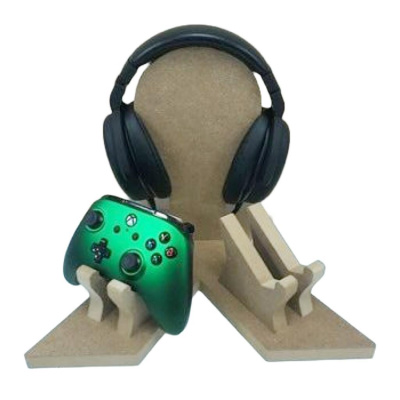 Gaming Headset & Double Controller Holder (C)