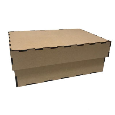 Small Plain MDF Box with Lid