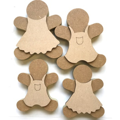 MDF Gingerbread family