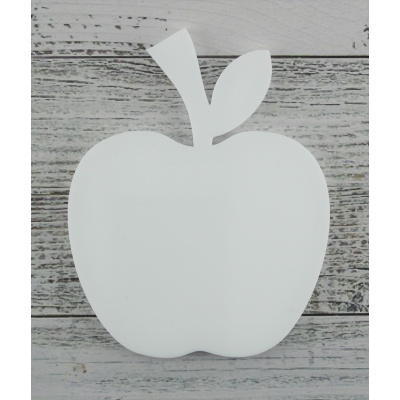 3mm White Acrylic Apple