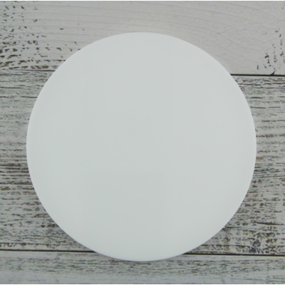 3mm White Acrylic Circle Disc