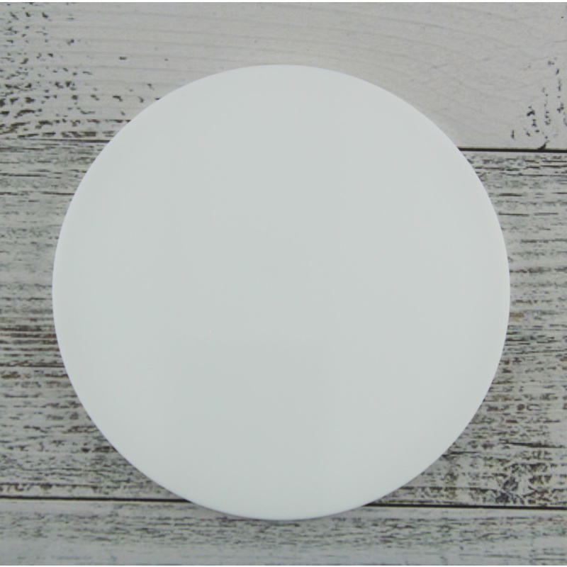 3mm White Acrylic Circle Disc
