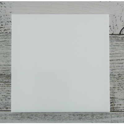 3mm White Acrylic Square
