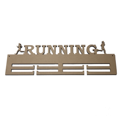 6mm MDF Medal Holder Running Theme