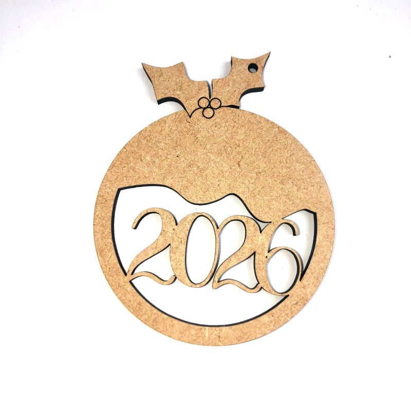 2026 Christmas Pudding Bauble