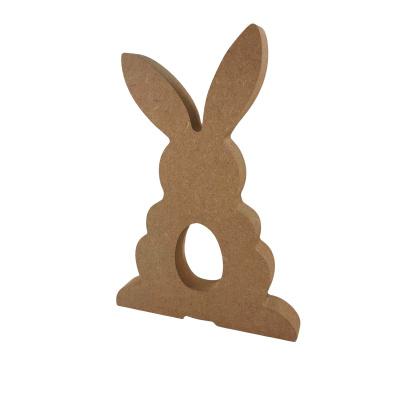 Creme Egg Holder Tall Rabbit Bunny Freestanding MDF (A)