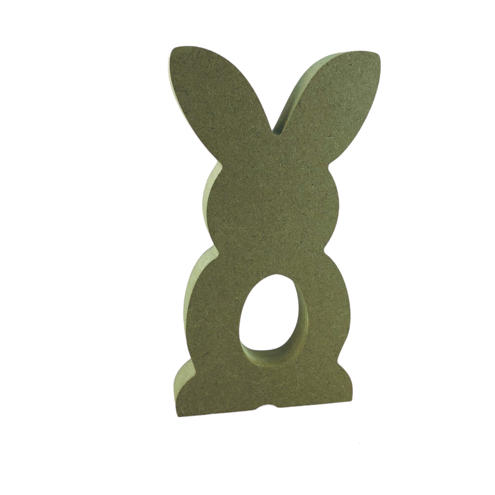 MDF Creme Egg Holder Bunny Rabbit Craft Shape (B)