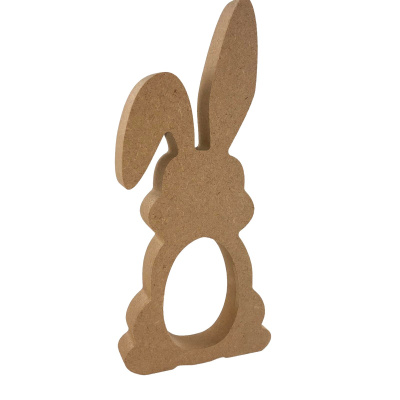 Kinder Egg Holder Bent Ear Rabbit Bunny Freestanding MDF