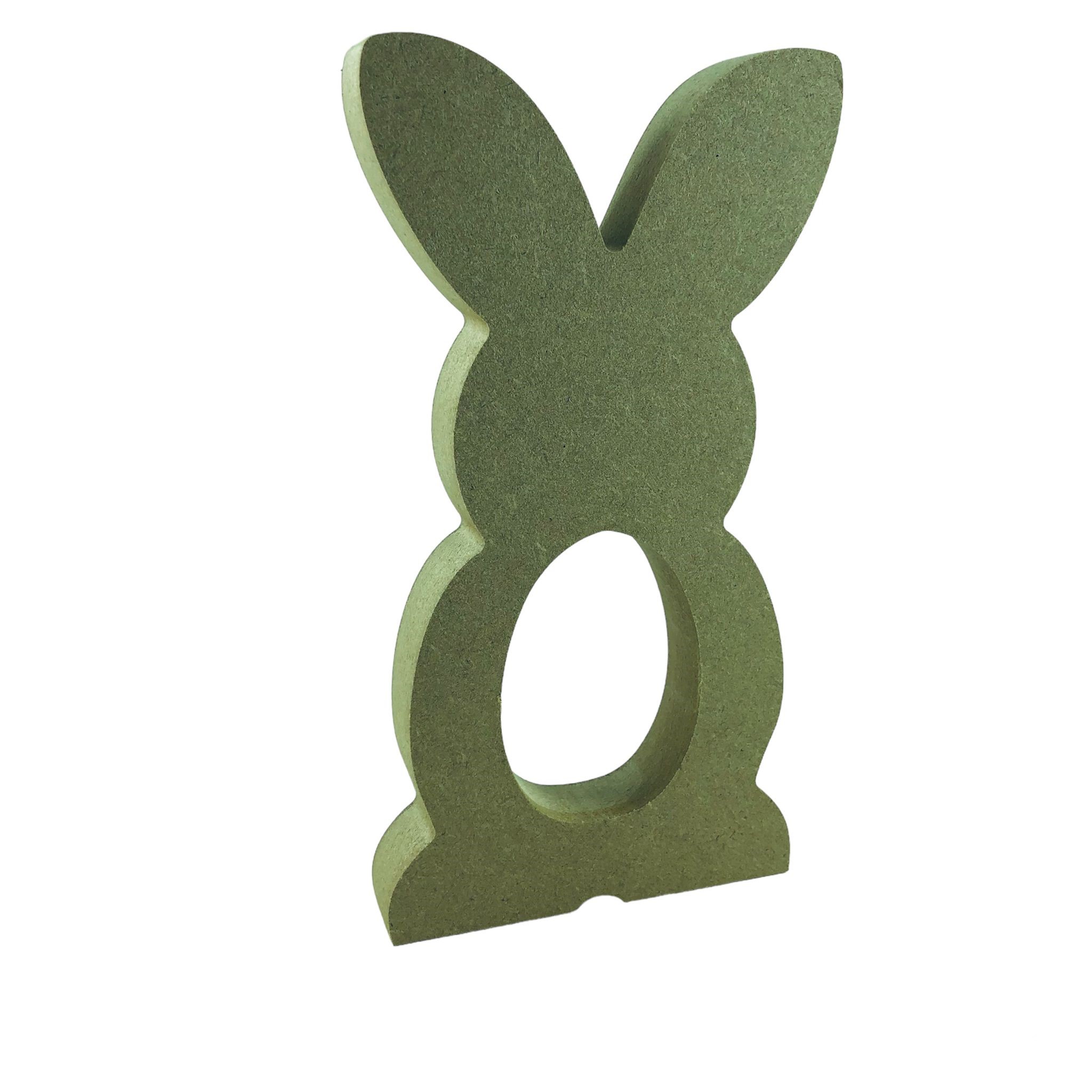 MDF Kinder Egg Holder Bunny Rabbit Craft Shape (B)