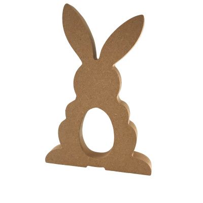 Kinder Egg Holder Tall Rabbit Bunny Freestanding MDF (A)